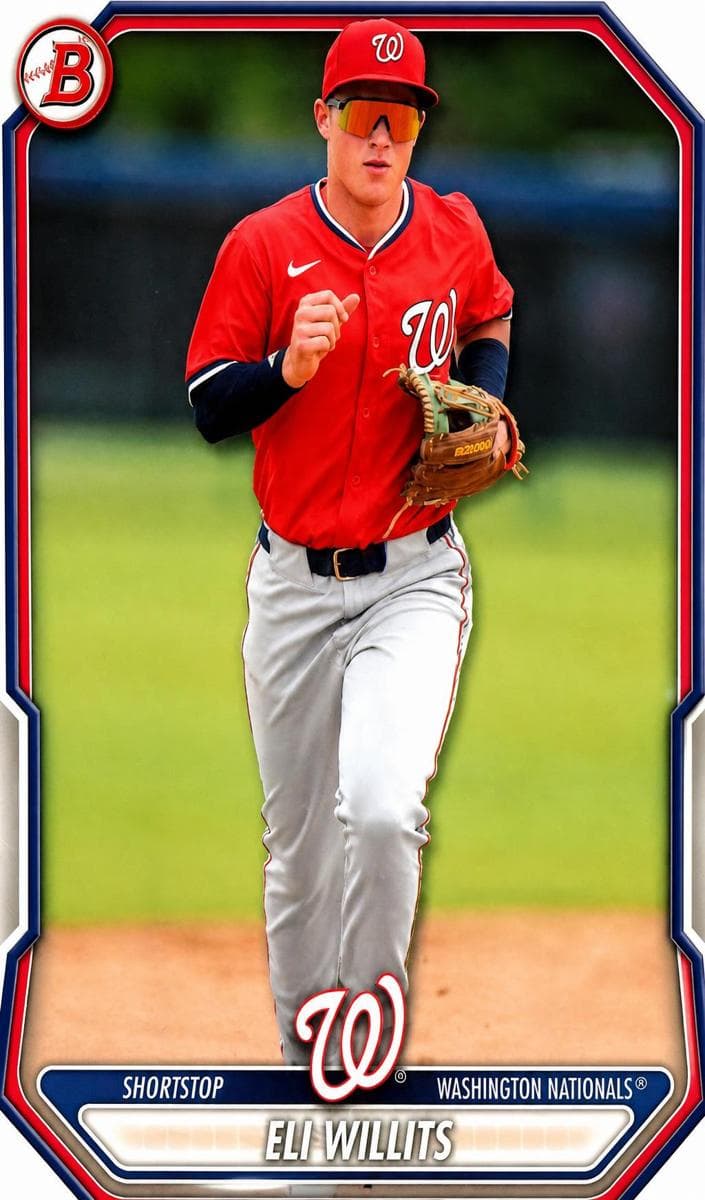 Eli Willits trading card