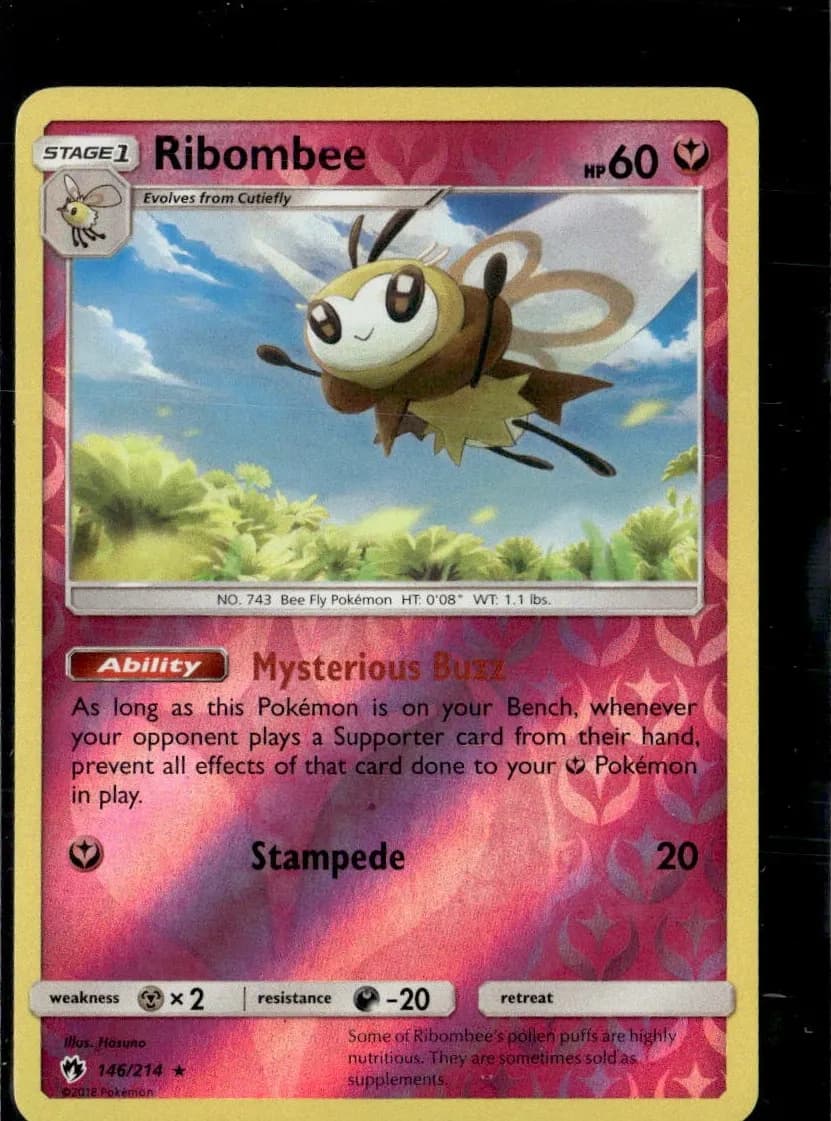 Ribombee trading card