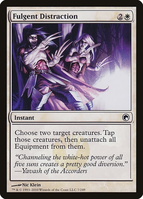 Fulgent Distraction 2010 Magic: The Gathering Scars of Mirrodin Foil