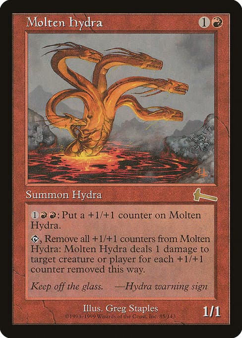 Molten Hydra 1999 Magic: The Gathering