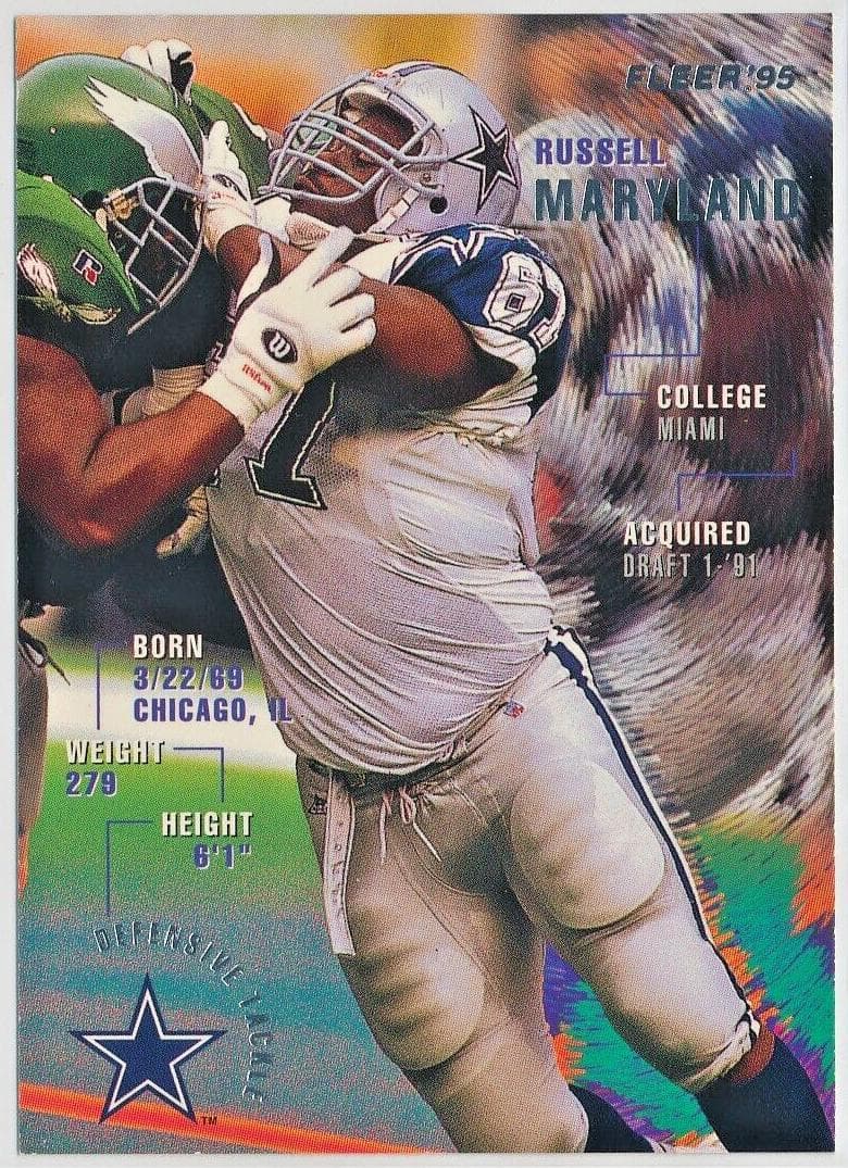 Russell Maryland 1995 fleer