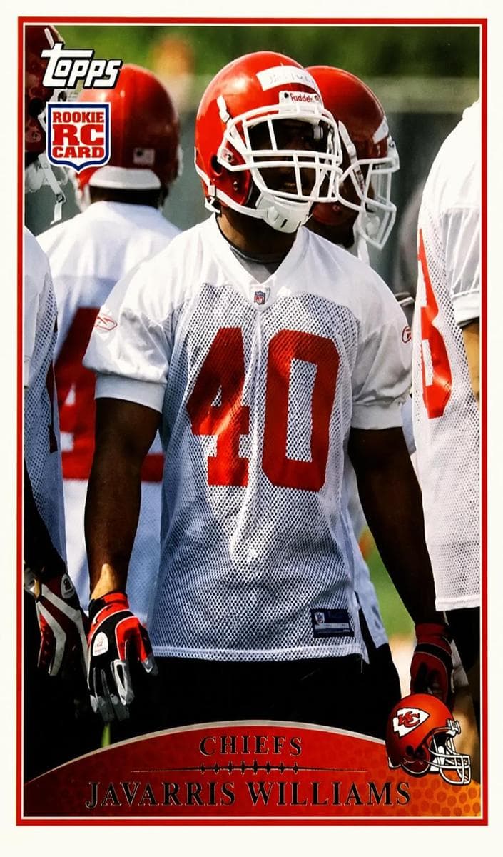 Javarris Williams 2009 topps