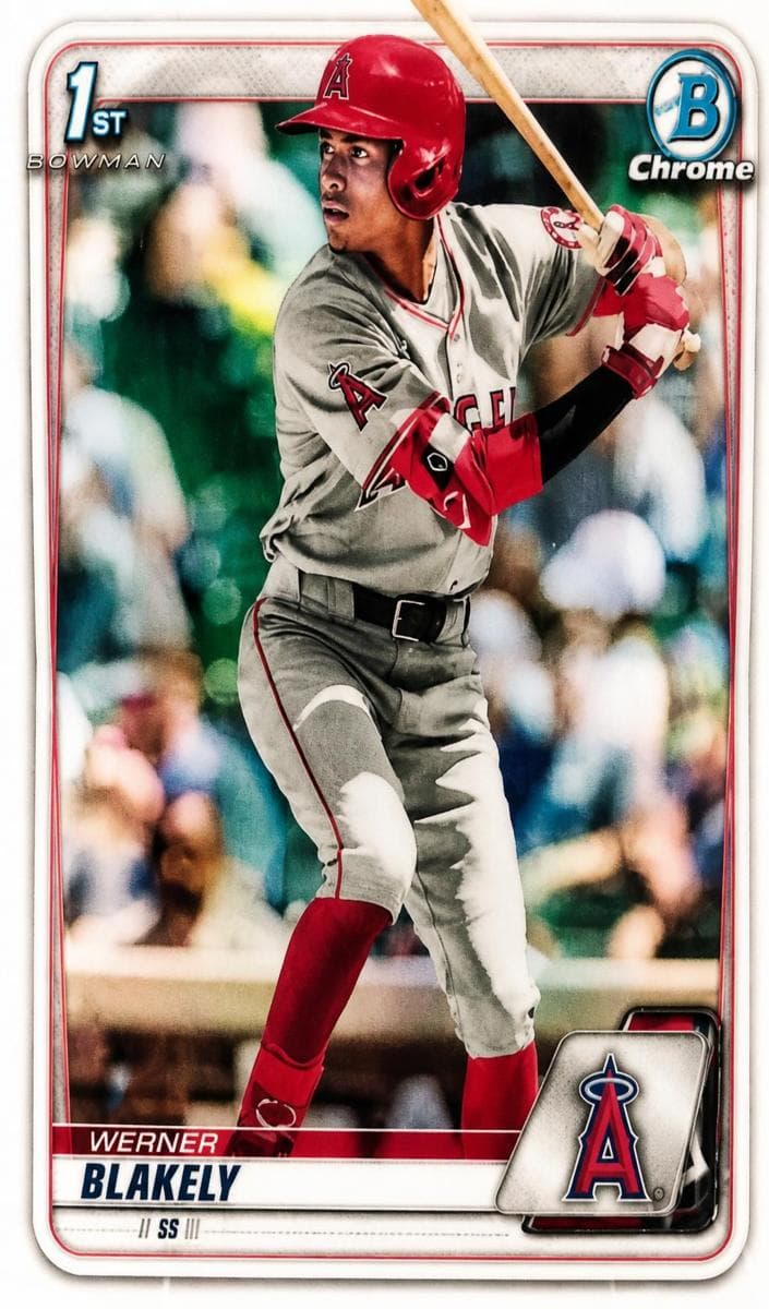Werner Blakely 2020 bowman Bowman Draft