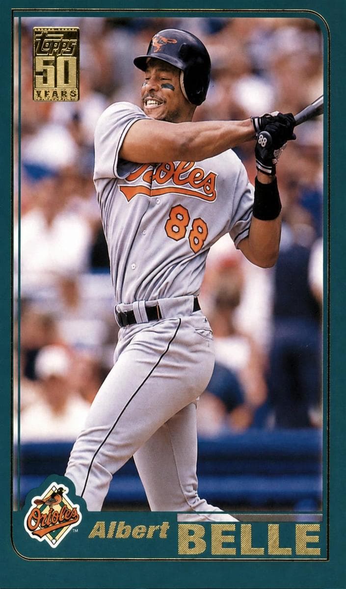 Albert Belle 2001 topps Topps