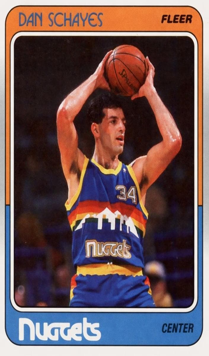 Danny Schayes trading card