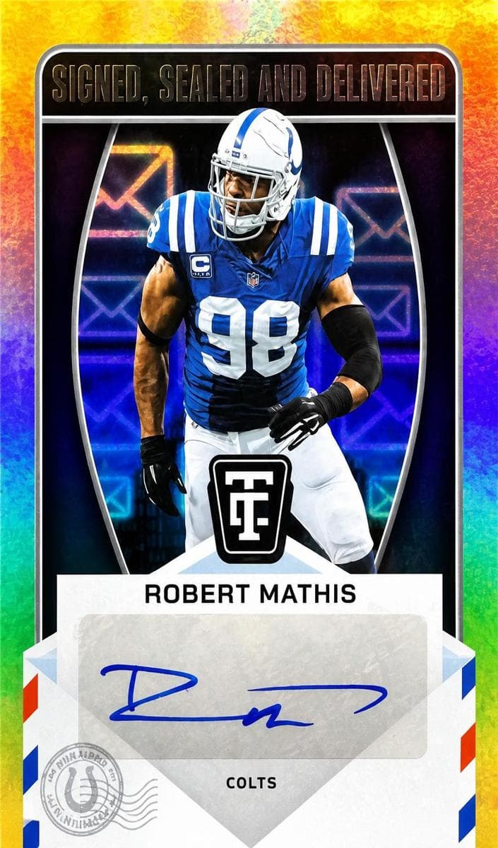 Robert Mathis trading card