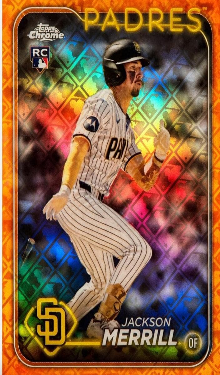Jackson Merrill 2024 topps Topps Chrome Logofractor
