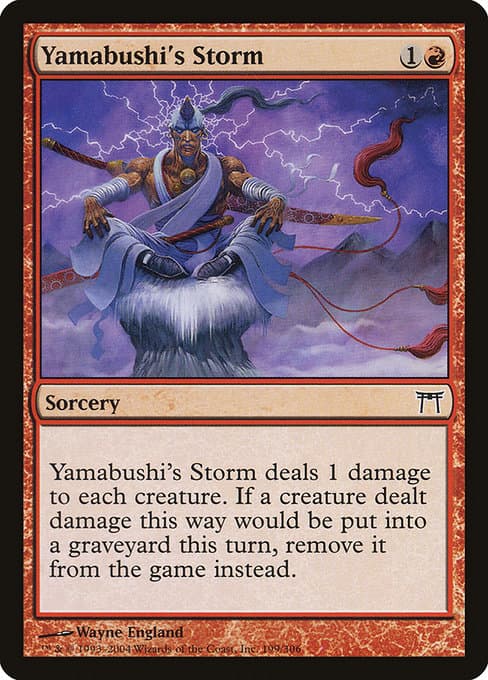 Yamabushi's Storm 2004 Magic: The Gathering Champions of Kamigawa
