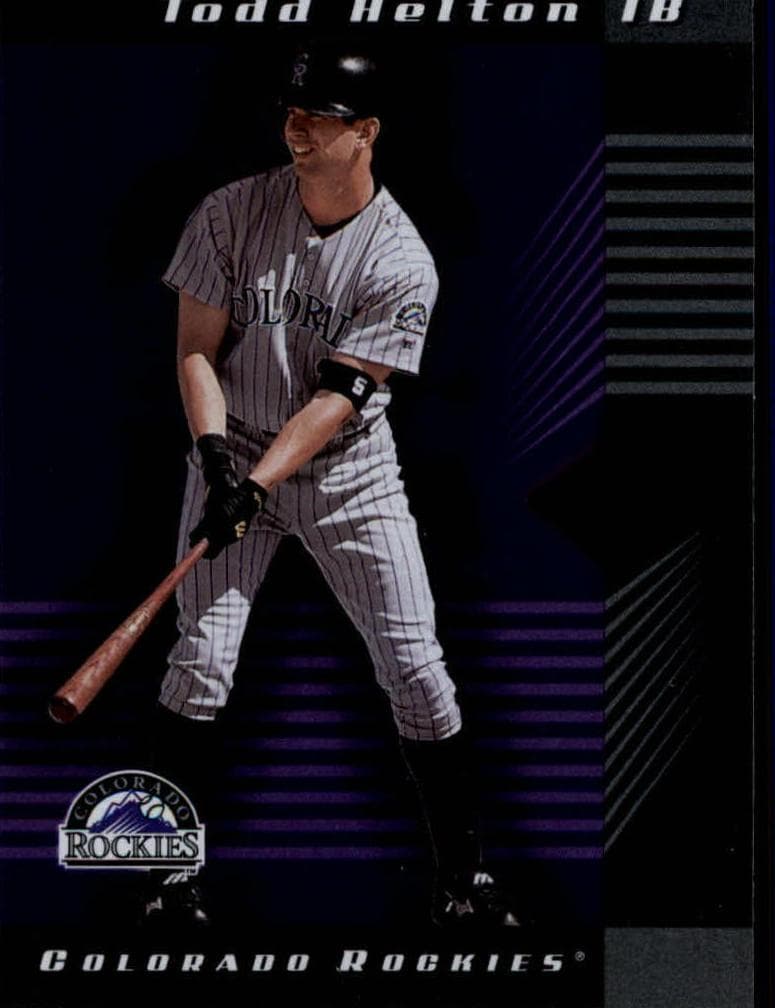 Todd Helton 2001 leaf Limited