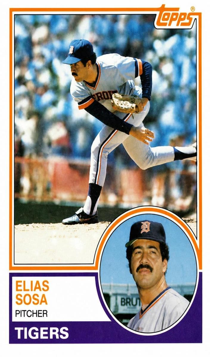 Elias Sosa trading card