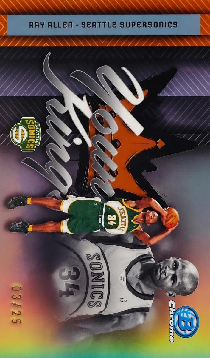 Ray Allen trading card