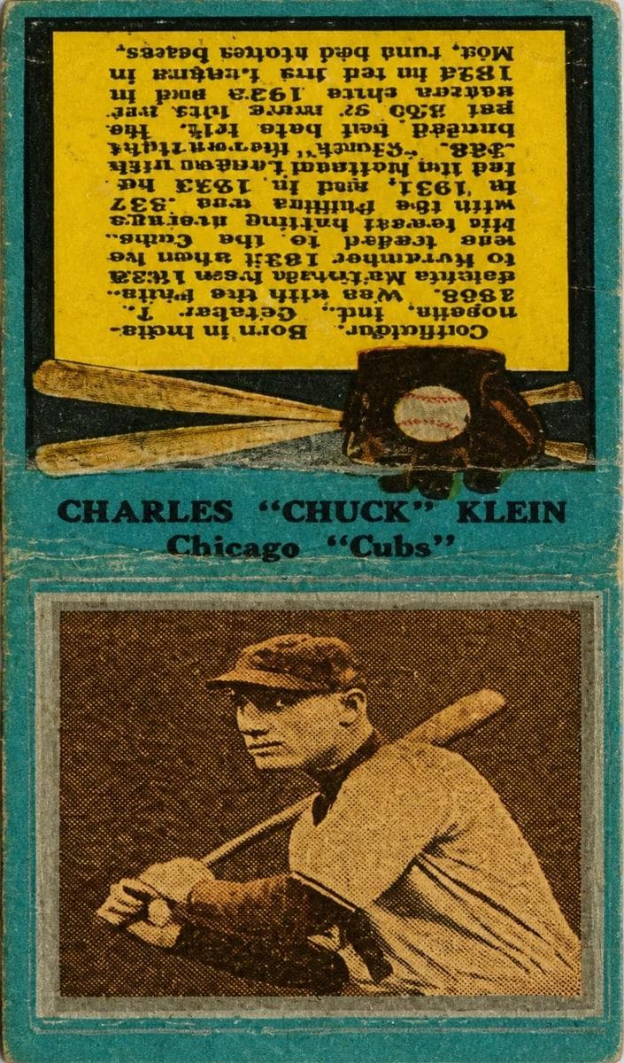 Charles "Chuck" Klein #nno