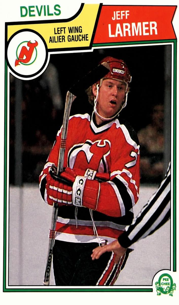 Jeff Larmer 1983 topps O-Pee-Chee