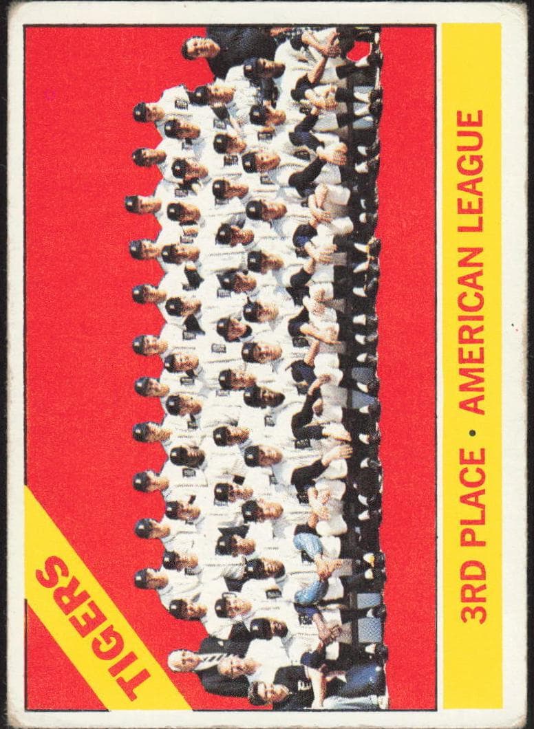 Tigers Team 1966 topps Topps