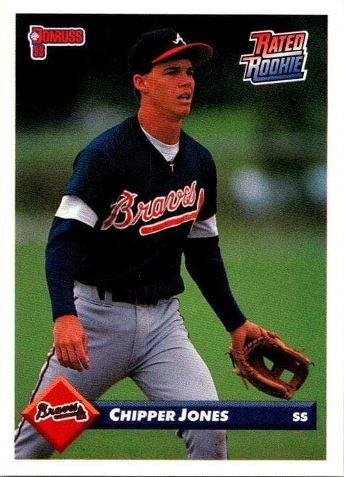 Chipper Jones 1993 panini