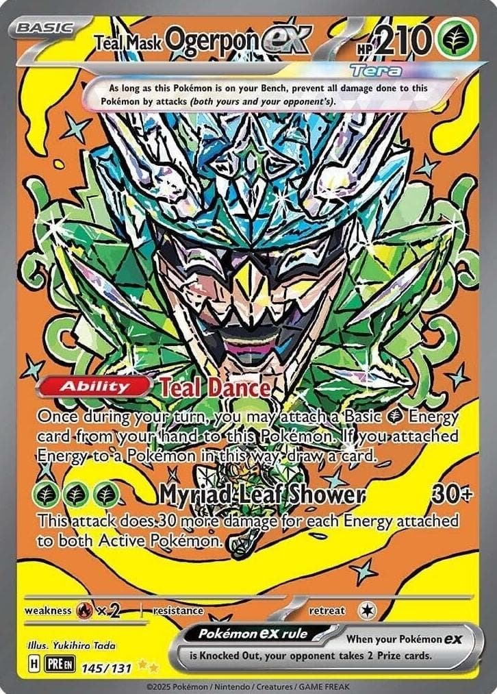 Teal Mask Ogerpon EX #145