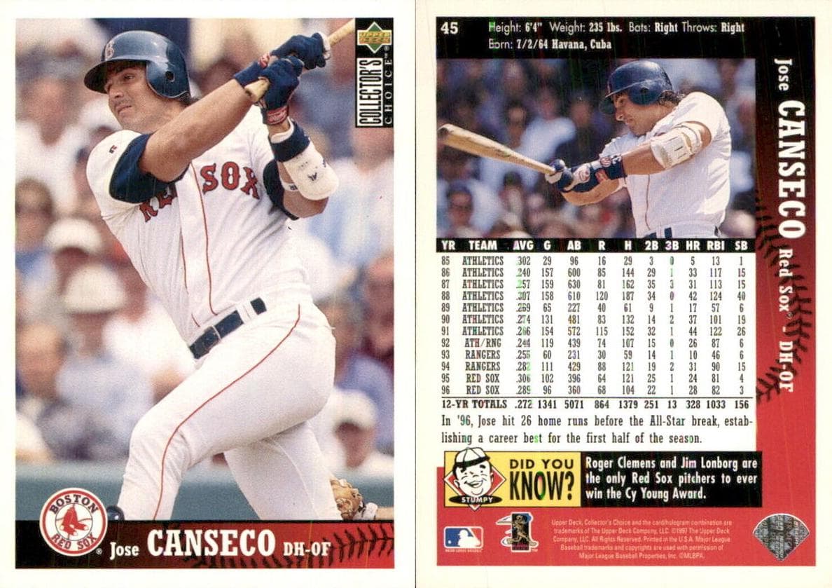 Jose Canseco #45