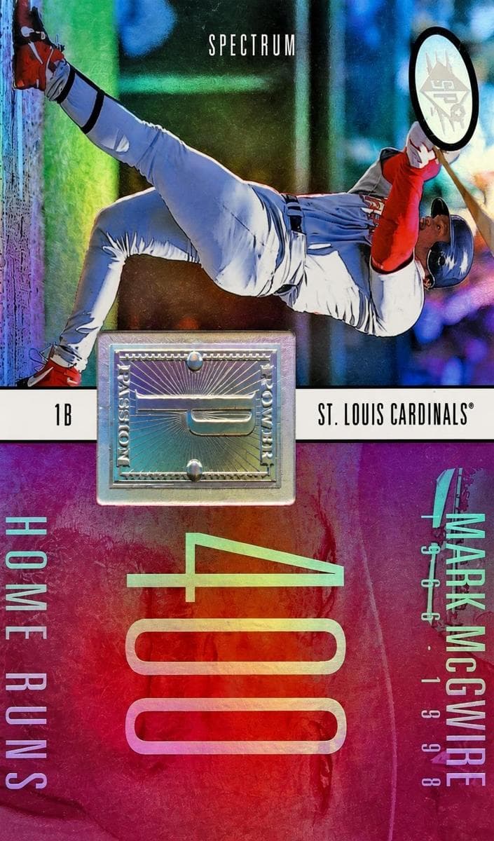 Mark McGwire 1998 unknown SPx Finite