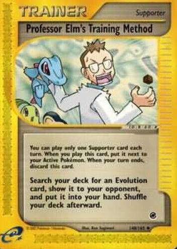 Professor Elm's Training Method trading card