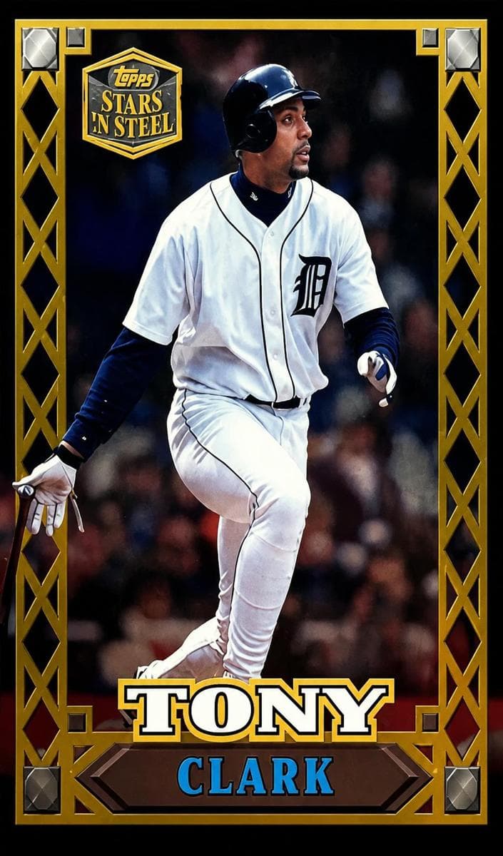 Tony Clark 1999 topps Topps Stars 'N Steel