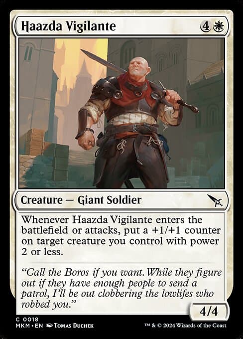Haazda Vigilante 2024 Magic: The Gathering Murders at Karlov Manor