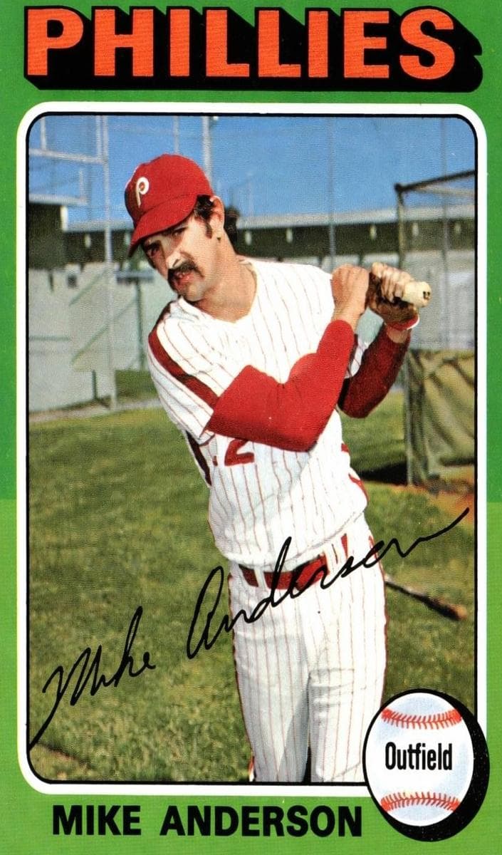 Mike Anderson 1975 topps Topps