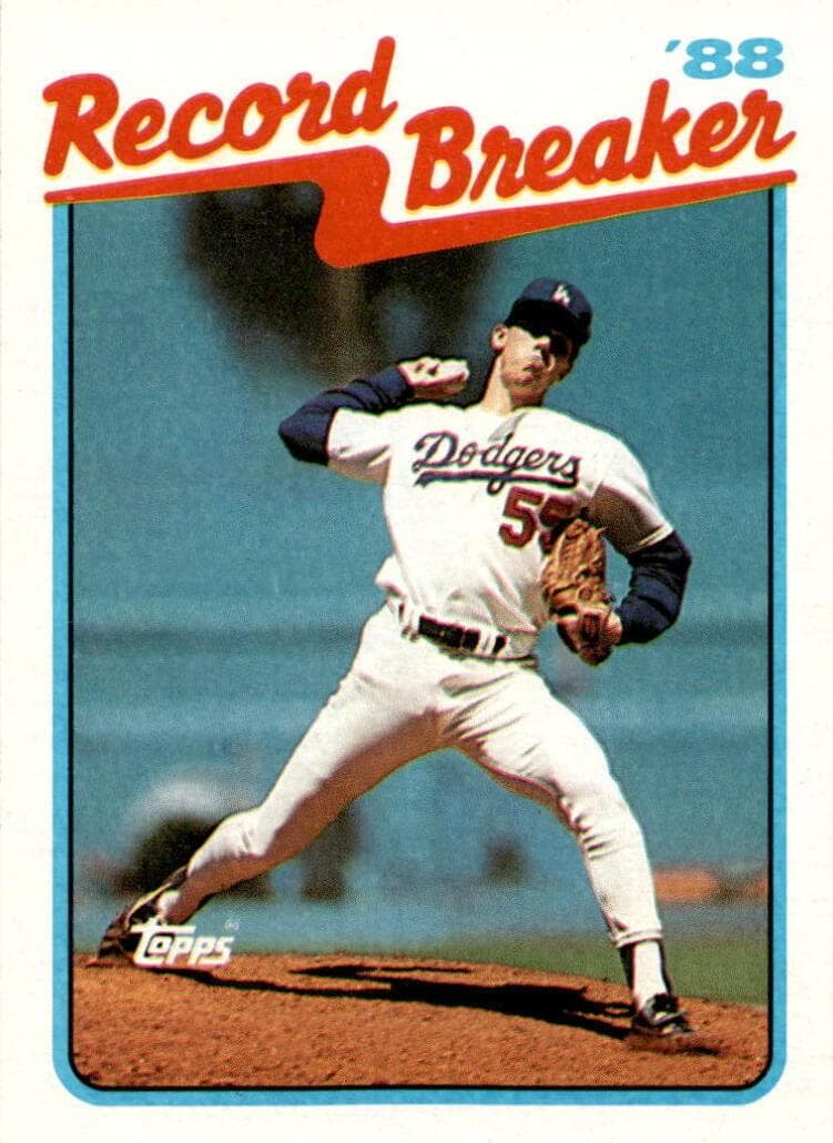 Orel Hershiser 1989 topps