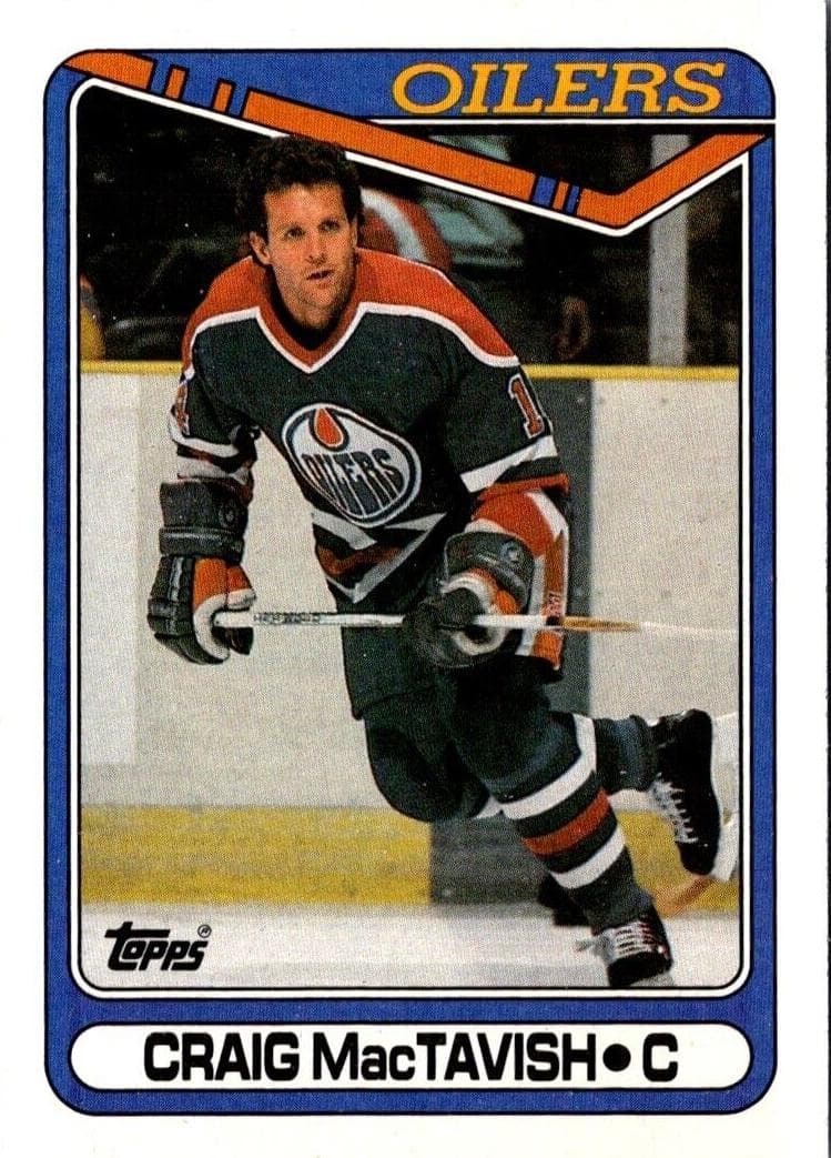 Craig MacTavish 1990 topps Topps