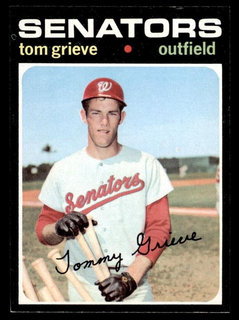 Tom Grieve 1971 topps Topps