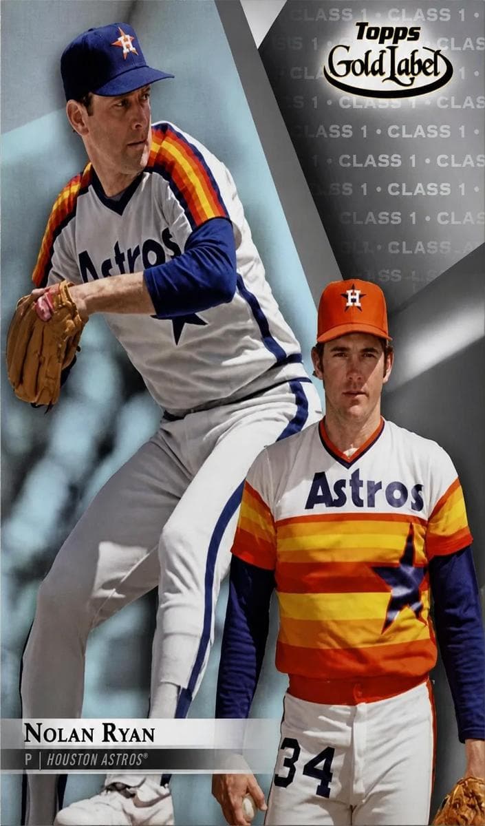Nolan Ryan 2018 topps Topps Gold Label