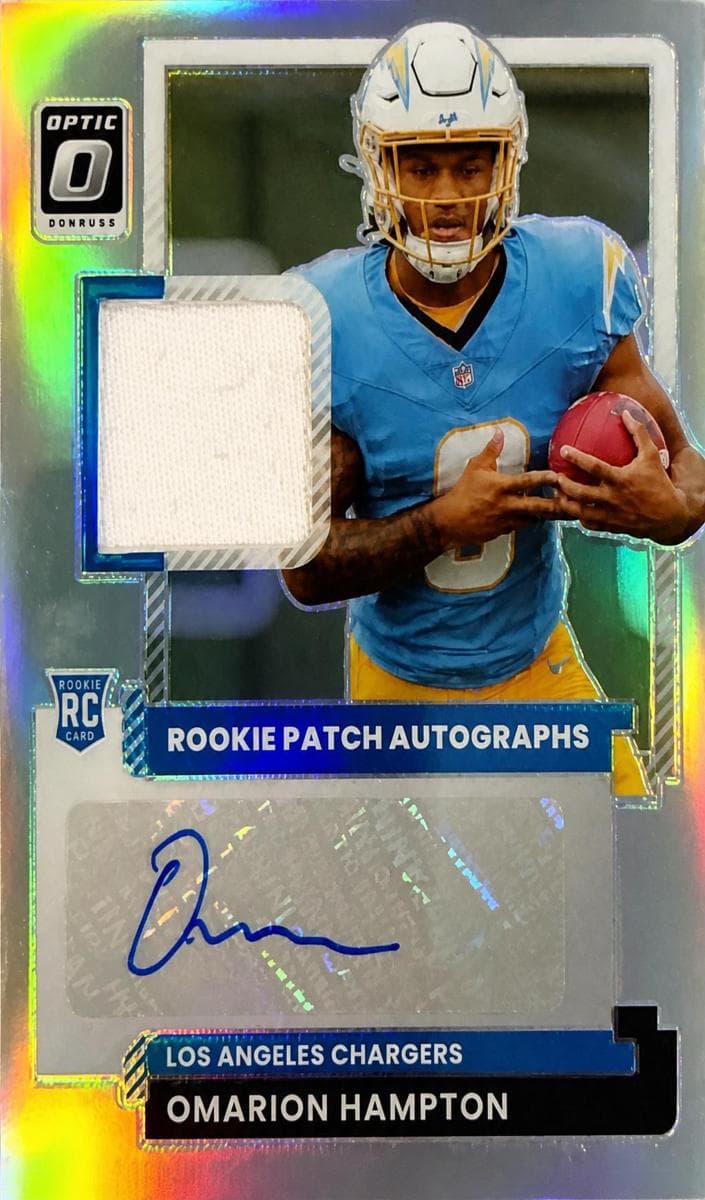 Omarion Hampton 2025 panini Donruss Optic
