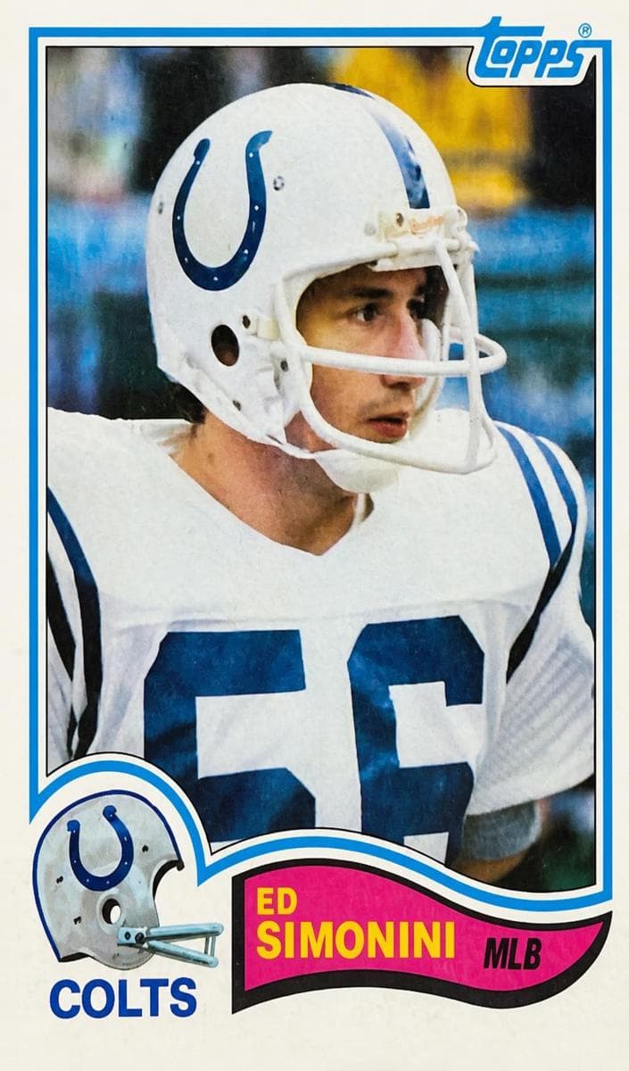Ed Simonini trading card