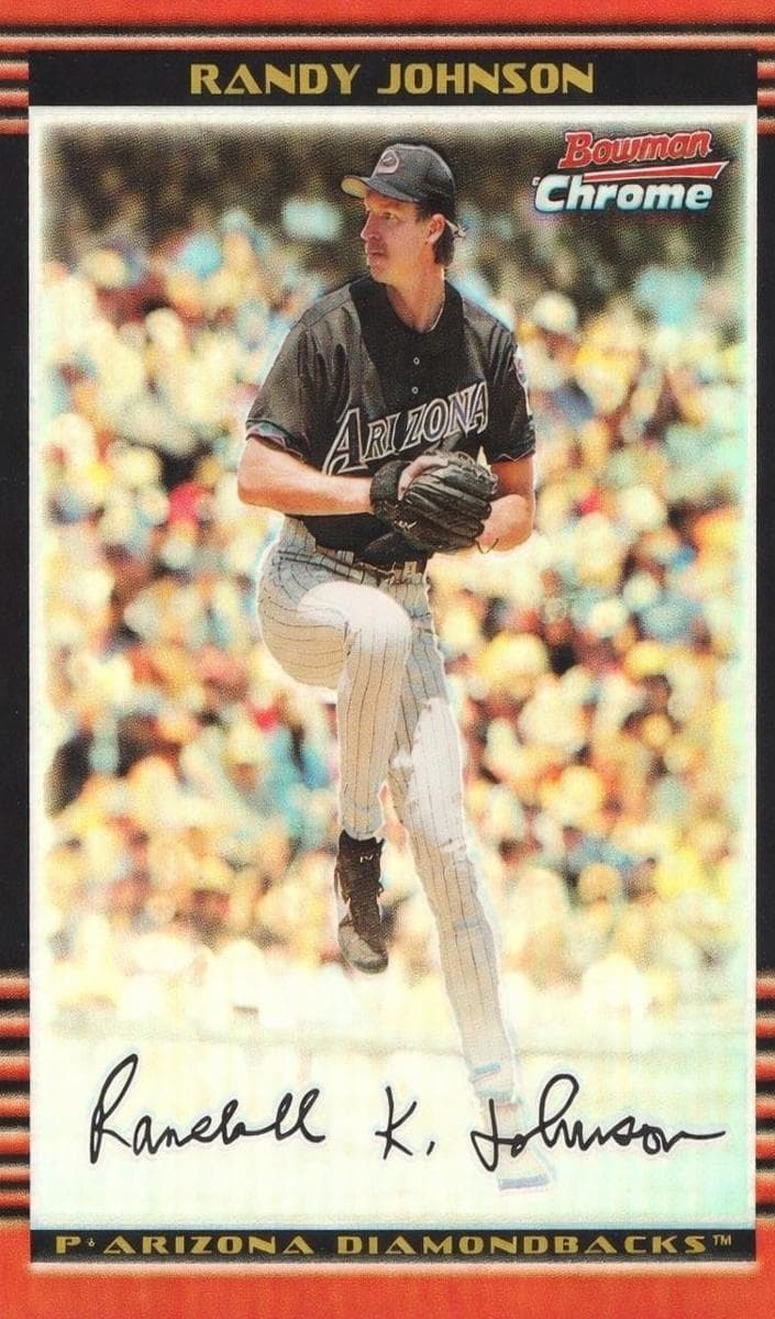 Randy Johnson 2002 bowman Bowman
