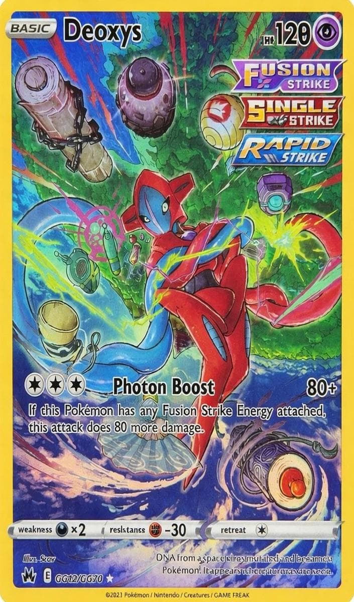 Deoxys trading card