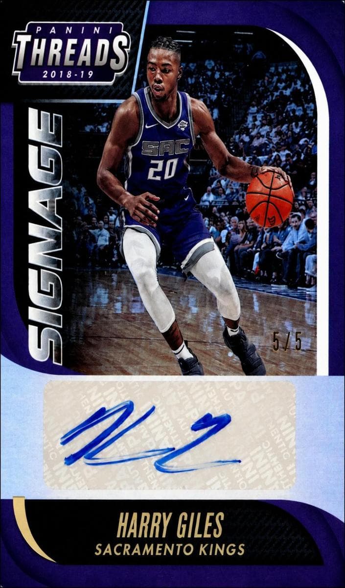 Harry Giles 2018 panini Threads