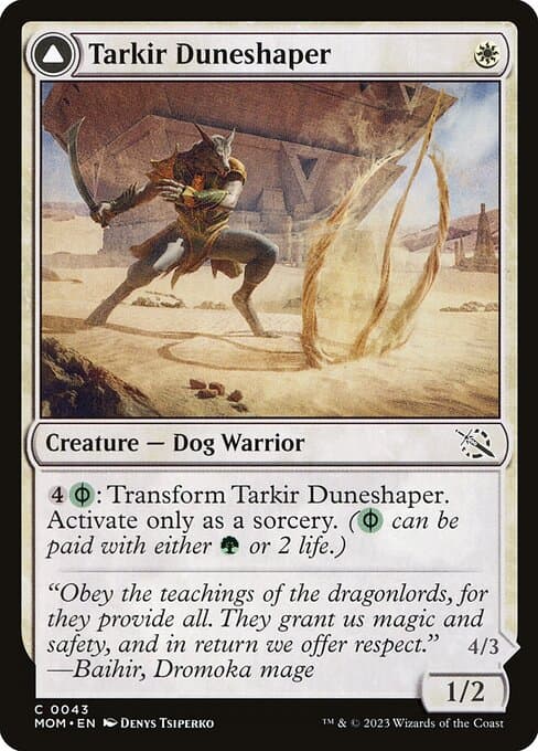 Tarkir Duneshaper // Burnished Dunestomper #43