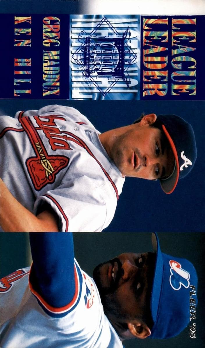 Greg Maddux 1995 fleer Fleer