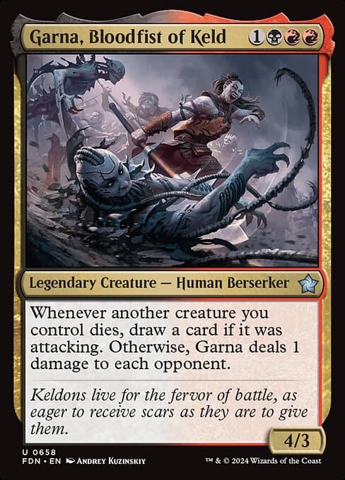 Garna, Bloodfist of Keld 2024 Magic: The Gathering Foundations