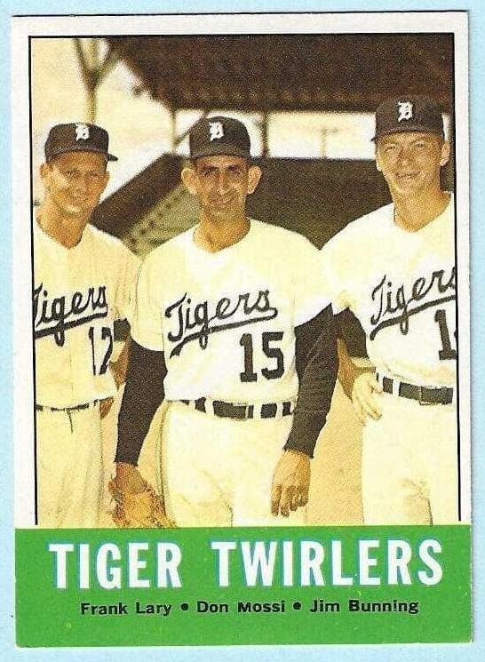 Tiger Twirlers (Jim Bunning / Frank Lary / Don Mossi) #218