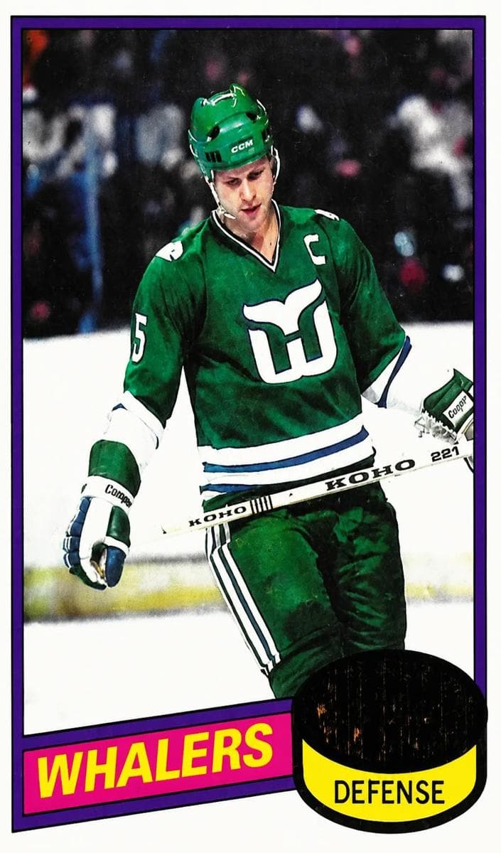 Mark Howe 1980 topps Topps