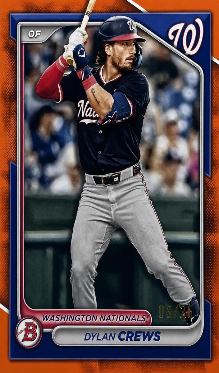 Dylan Crews 2024 bowman Bowman Draft