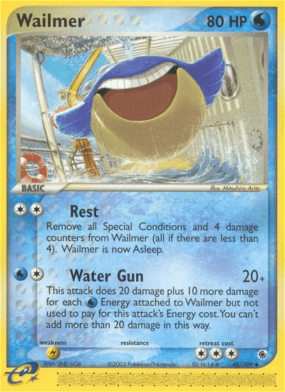 Wailmer 2013 Pokemon Ruby & Sapphire Reverse Holo