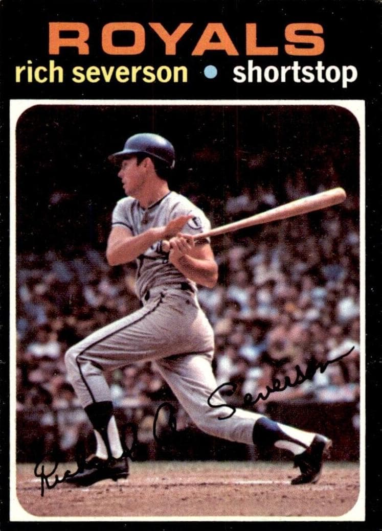 Rich Severson 1971 topps Topps