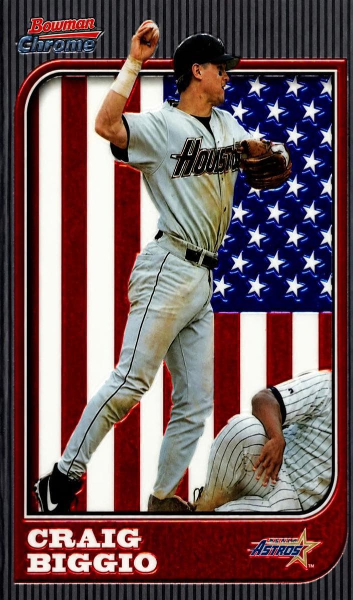 Craig Biggio 1997 bowman Bowman Chrome