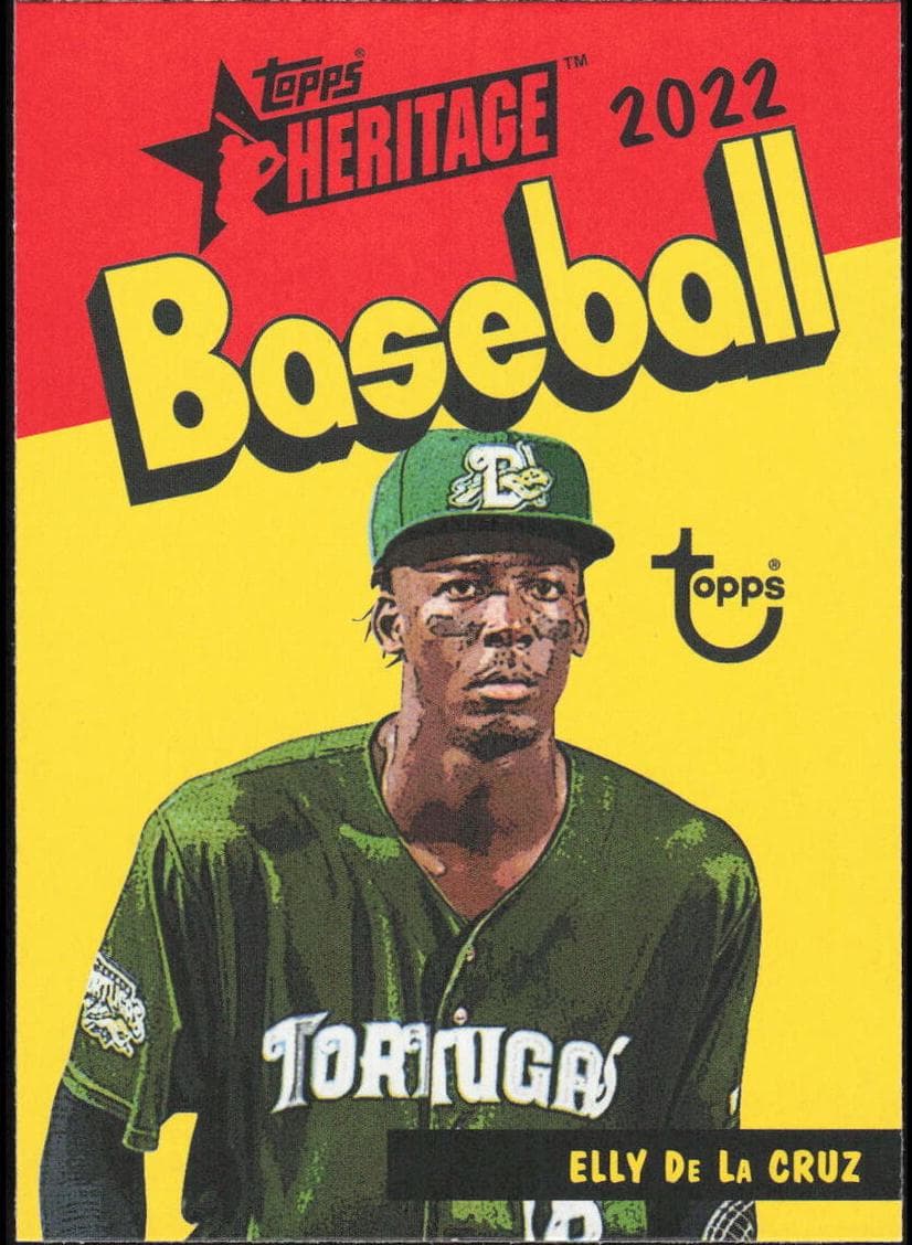 Elly De La Cruz 2022 topps Topps Heritage Minor League