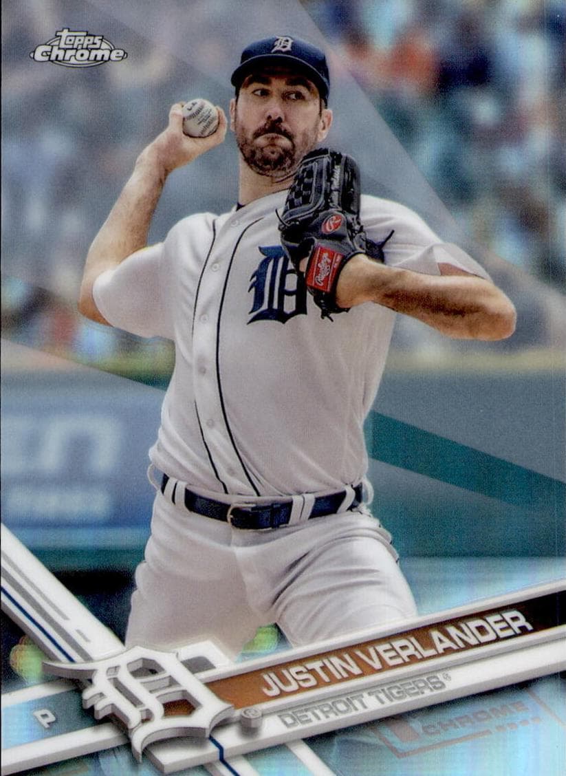 Justin Verlander 2017 topps Topps Chrome