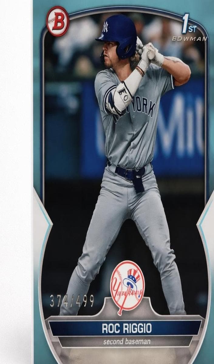 Roc Riggio 2023 bowman Bowman Draft