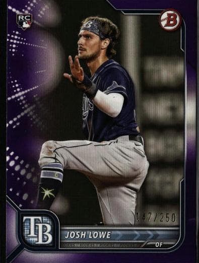 Josh Lowe 2022 bowman Bowman
