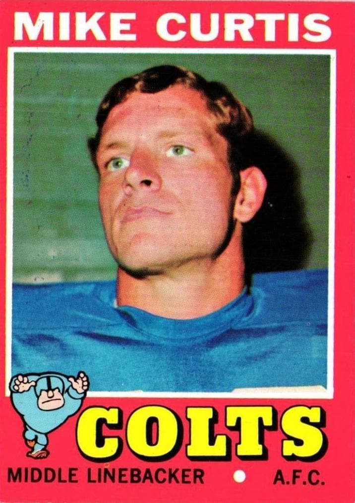 Mike Curtis 1971 topps
