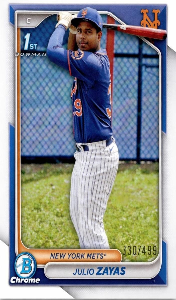 Julio Zayas trading card